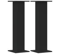 vidaXL Support pour plantes 2 pcs. noir 30x30x95 cm Bois composite