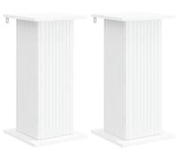 vidaXL Support pour plantes, 2 pièces, blanc, 30,5 x 30 x 60,5 cm, aggloméré