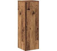 vidaXL Support pour plantes aspect bois ancien 33x33x100 cm Bois composite