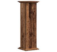 vidaXL Support pour plantes aspect bois ancien 33x33x100 cm Bois composite