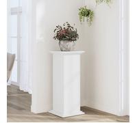 vidaXL Support pour plantes blanc 33x33x80 cm bois d'ingénierie 852969