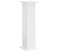 vidaXL Support pour plantes, blanc brillant, 30,5 x 30 x 100,5 cm