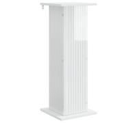 vidaXL Support pour plantes, blanc brillant, 30,5 x 30 x 80,5 cm