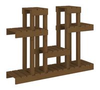vidaXL Support pour plantes brun miel 104,5x25x77,5 cm Pin massif