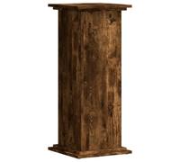 vidaXL Support pour plantes Chêne fumé 33x33x80 cm Bois composite