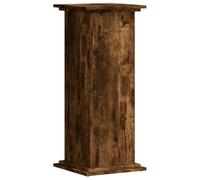 vidaXL Support pour plantes Chêne fumé – bois d'ingénierie 33x33x80 cm