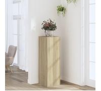 vidaXL Support pour Plantes chêne Sonoma 33x33x100cm Bois d'ingénierie, Support de Fleurs, Support de Pot de Plante, Support de Plante