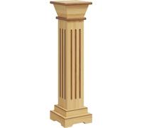 vidaXL Support pour plantes classique en colonne Bois clair 17x17x66 cm