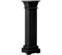 vidaXL Support pour plantes classique en colonne noir 17x17x66 cm MDF