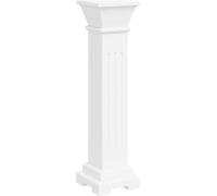 vidaXL Support pour plantes en colonne Style classique Carré MDF