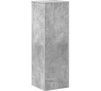 vidaXL Support pour plantes gris béton 33x33x100 cm Bois composite