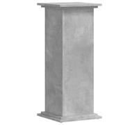 vidaXL Support pour plantes gris béton 33x33x80 cm Bois composite