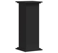 vidaXL Support pour plantes Noir 33x33x80 cm Bois composite