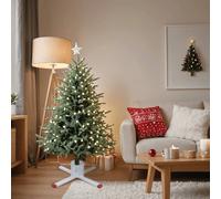 vidaXL Support Sapin Noël Blanc