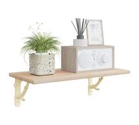 vidaXL Supports d'étagère murale 12 pc Blanc antique