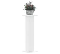 vidaXL Supports pour plantes 2 pcs blanc 30x30x95 cm bois d'ingénierie 3307873