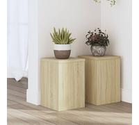 Vidaxl Supports Pour Plantes 2 Pcs Chêne Sonoma Bois D'ingénierie
