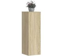 vidaXL Supports pour plantes 2 pcs chêne sonoma bois d'ingénierie 3307884 Marron G