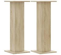 vidaXL Support pour plantes 2 pcs 30x30x80 cm chêne Sonoma bois composite