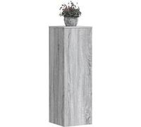 vidaXL Supports pour plantes 2 pcs sonoma gris bois d'ingénierie 3307887 Gris G
