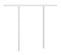 vidaXL Supports pour stores blancs 300x245 cm Fer