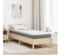 vidaXL Surmatelas en Coco Blanc 70 x 200 cm Tissu Jacquard, Confort de Chambre, surmatelas Ferme Moderne, Mousse Douillette, améliore Le Sommeil, Housse en Jacquard
