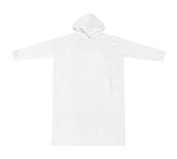 vidaXL Sweat à capuche couverture Blanc m Flanelle
