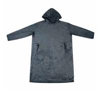 vidaXL Sweat à capuche couverture Bleu marine s Flanelle