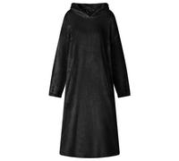 vidaXL Sweat à capuche couverture Noir s Flanelle