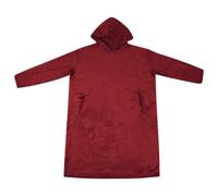 vidaXL Sweat à capuche couverture Rouge Bordeaux s Flanelle
