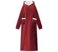 Vidaxl Sweat À Capuche Couverture Rouge Bordeaux Xl