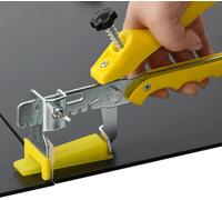 vidaXL Système de nivellement de carreaux 500 cales 2500 clips 1,5 mm