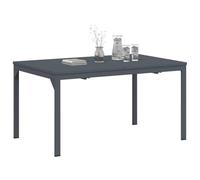 vidaXL Table à dîner d'extérieur 2 pcs Anthracite 210 x 90 x 73 cm, Table de Jardin en Acier, Moderne et élégante, rectangulaire, Pliante, Durable, mobilier Chic pour l'extérieur