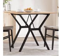 vidaXL Table à Manger Cadre en Y, Table à Dîner, Table de Repas Cuisine Restaurant Intérieur, 80x80x75 cm Bois de Pin Massif 3282717
