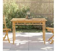 vidaXL Table de jardin en bambou 110 x 55 x 75 cm