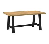 vidaXL Table à manger NOAIN pieds en forme de A 160x90x75cm massif pin
