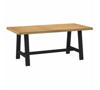 vidaXL Table à manger NOAIN pieds en forme de A 180x90x75cm massif pin, table de salle à manger, table de dîner, table de 4100045