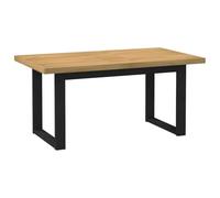 vidaXL Table à Manger NOAIN Pieds en Forme de U 160x90x75cm Massif pin, Table de Salle à Manger, Table de dîner, Table de Restaurant, Table de Cuisine
