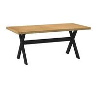 Vidaxl Table À Manger Noain Pieds En Forme De X 180x90x75cm Massif Pin