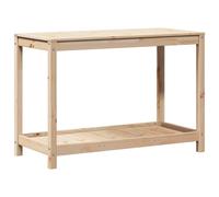 vidaXL Table à plantes avec étagère 108x50x75 cm pin massif