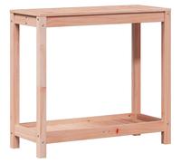 vidaXL Table à plantes avec étagère 82,5x35x75 cm bois massif douglas