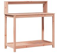 vidaXL Table à plantes avec étagères 108x50x109,5 cm Bois massif Douglas