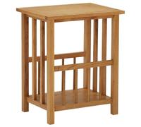 Vidaxl Table À Revues 45x35x55 Cm Bois De Chêne Solide Multicolore