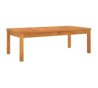 vidaXL Table basse 100x50x33 cm en bois massif d'acacia