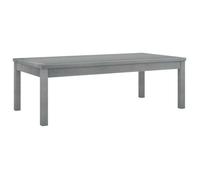 vidaXL Table basse 100x50x33 cm Gris Bois d'acacia solide