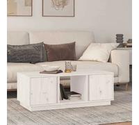 vidaXL Table basse 110x50 cm - Blanc