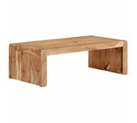 vidaXL Table basse 110x55x35 cm bois massif d'acacia Marron