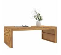 vidaXL Table basse 4009315 Bois de teck solide 110x60x38 cm Marron G