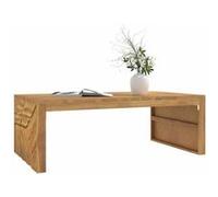 vidaXL Table basse 4009315 Bois de teck solide 110x60x38 cm Marron G