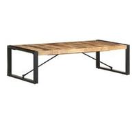 vidaXL Table basse 140x70x40 cm Bois de manguier brut Brun